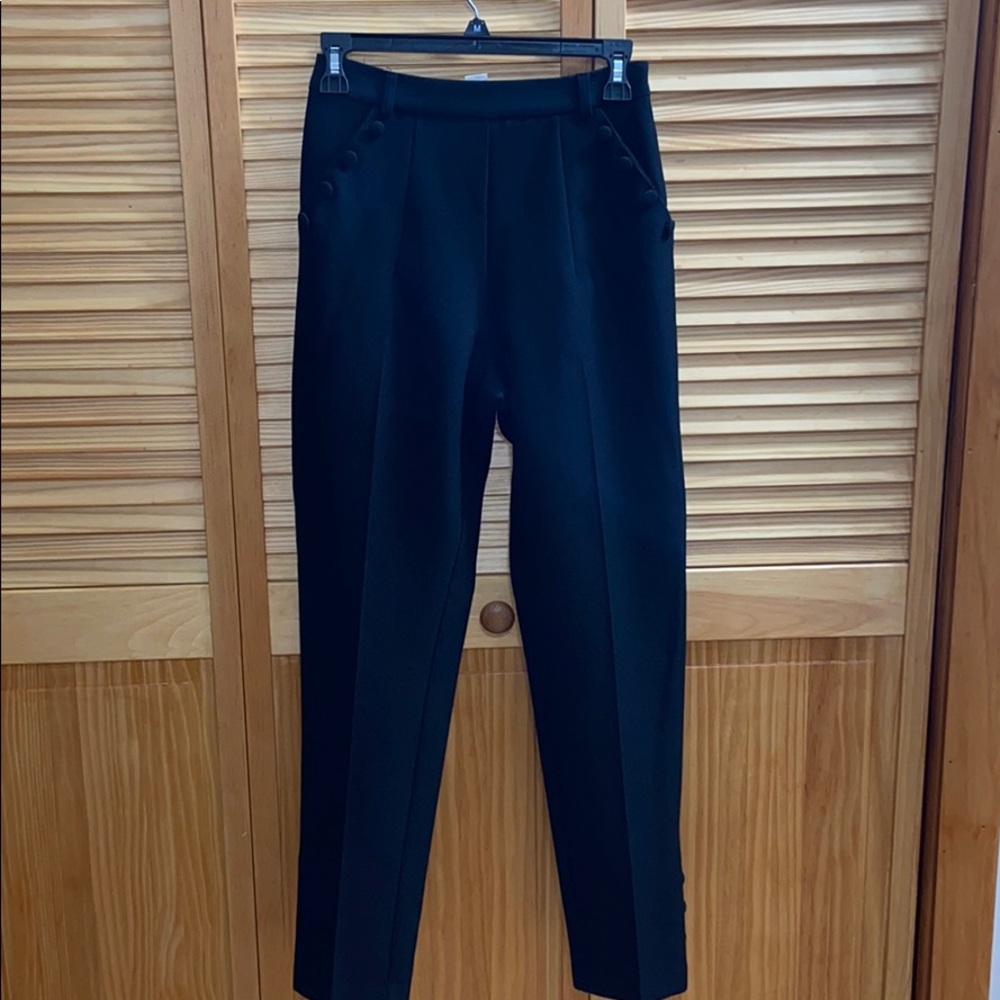 High waisted boot cut pants